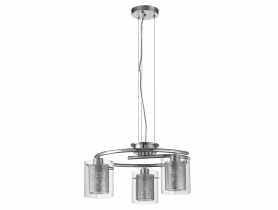 Lampa sufitowa wisząca Monaco 3x60 W chrom CANDELLUX