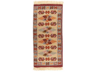Zdjęcie: Dywan Kilim 60x120 cm bordo liście MULTI-DECOR