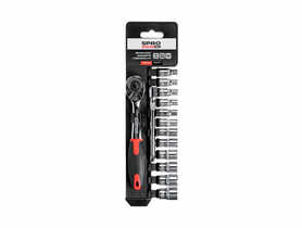 Zestaw kluczy nasadowych z grzechotką 1/4 14 szt. CrV PRO FACHMAYER MAX