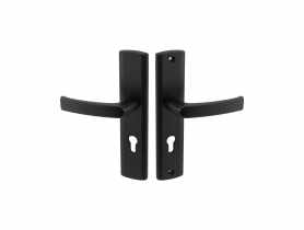 Klamka zewnętrzna Zeus 72 WKL czarny mat DOMINO