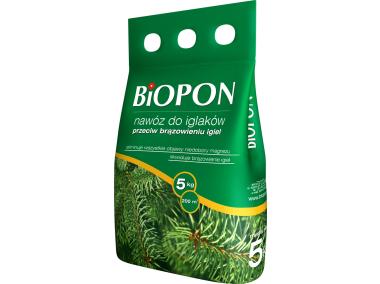 Zdjęcie: Nawóz do iglaków przeciw brązowieniu igieł 5 kg BIOPON
