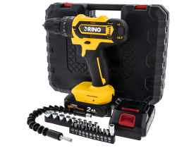 Zestaw wiertarko-wkrętarka akumulatorowa 20 V + 28 PCS funkcja udaru RINO