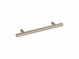 Uchwyt meblowy relingowy 128 mm RS188 nikiel satyna METRO