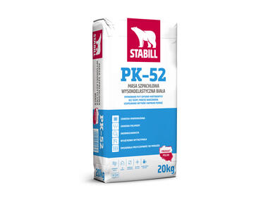 Zdjęcie: Masa szpachlowa PK-52 biała, 20 kg STABILL