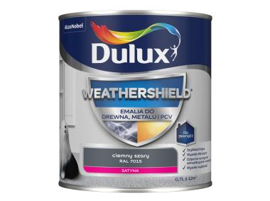 Zdjęcie: Emalia Dulux Weathershield ciemny szary RAL 7015 DULUX