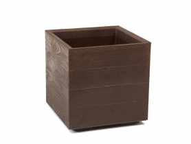 Kwietnik Karo Eco coffee 400x400 mm deska espresso LAMELA
