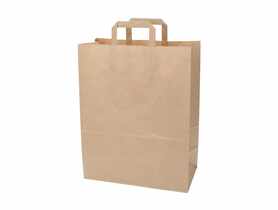 Torba zakupowa papierowa brązowa 32x16x42 cm SIMPLE SOLUTIONS