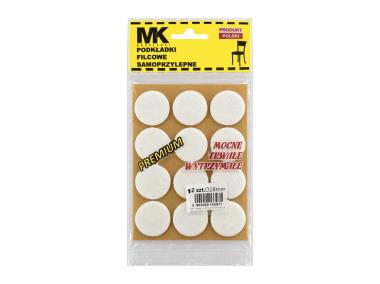 Zdjęcie: Podkładki filcowe premium fi 28 mm biały MK