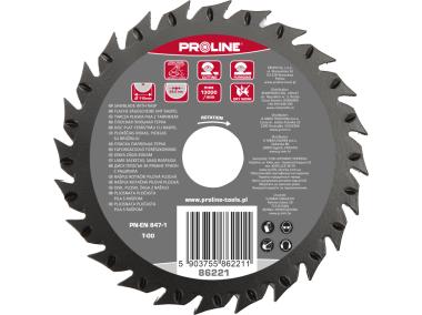 Zdjęcie: Tarcza płaska piła z tarnikiem grube zęby 125mm PROLINE
