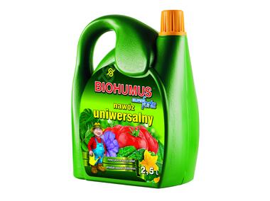 Zdjęcie: Nawóz uniwersalny do roślin domowych, balkonowych i ogrodowych Biohumus Super Forte 2,5 L AGRECOL