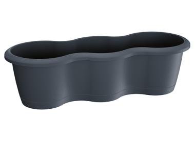 Zdjęcie: Doniczka Respana Triple antracytowy 52 cm PROSPERPLAST