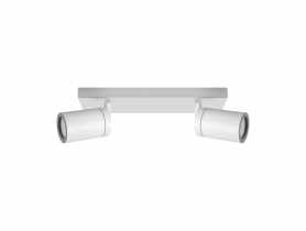 Oprawa ścienno-sufitowa Tenor GU10 2L kolor biały 2 x 20 W STRUHM