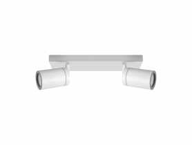 Oprawa ścienno-sufitowa Tenor GU10 2L kolor biały 2 x 20 W STRUHM