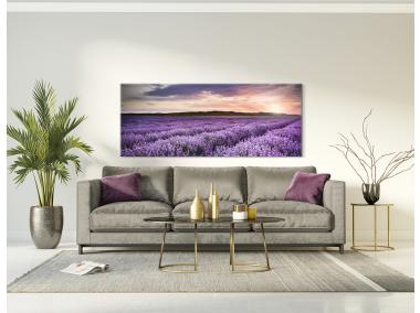 Zdjęcie: Obraz Glasspik Nature 50x125 cm Ex372 Lavender Field STYLER