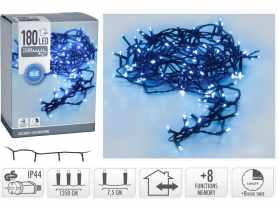 Łańcuch świetlny 13,5 m 180 led niebieski KOOPMAN
