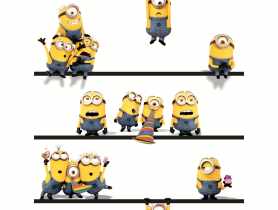 Tapeta papierowa Ugepa Minionki POLAMI