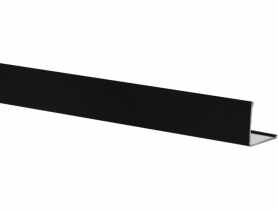Kątownik przyścienny Donn 21x21 mm - 3 m czarny KCS