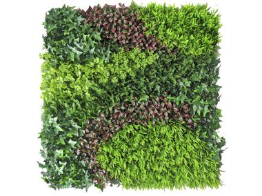 Zdjęcie: Ścianka z mieszanymi liśćmi Vertical Costa, 1x1 m, zielony NORTENE