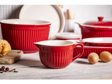 Zdjęcie: Miska ceramiczna z uchwytem i wylewką Red Chilli czerwona 13,5 cm ALTOM DESIGN