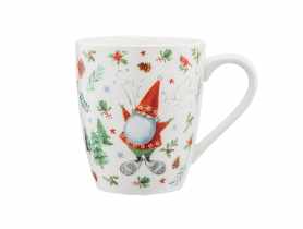 Kubek baryłka 400 ml Zimowe skrzaty dekoracja B ALTOM DESIGN