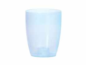 Doniczka Coubi niebieski transparentny 16 cm PROSPERPLAST