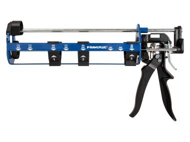 Zdjęcie: Wyciskacz manualny do kartuszy: 385/600 ml(3:1), 280/300/310 ml, 380-410 ml (10:1), 4,5 kN RAWLPLUG