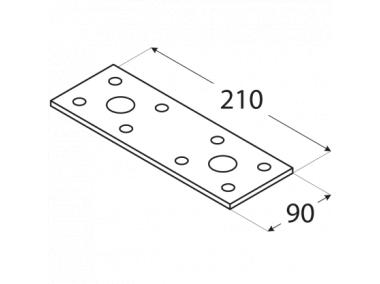 Zdjęcie: Łacznik 21x9x2,5 cm LP6 DMX