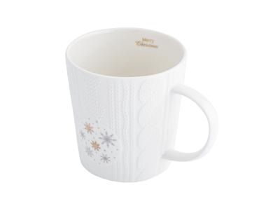 Zdjęcie: Kubek świąteczny porcelanowy Zimowy Blask 380 ml ALTOMDESIGN