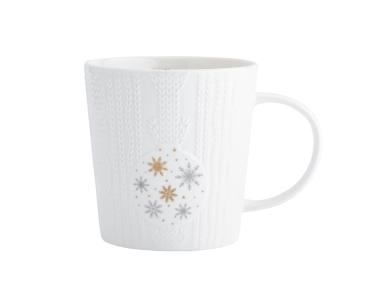 Zdjęcie: Kubek świąteczny porcelanowy Zimowy Blask 380 ml ALTOMDESIGN