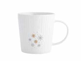 Kubek świąteczny porcelanowy Zimowy Blask 380 ml ALTOMDESIGN