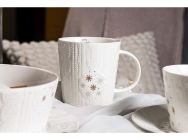 Zdjęcie: Kubek świąteczny porcelanowy Zimowy Blask 380 ml ALTOMDESIGN