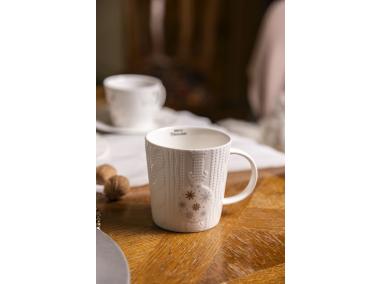 Zdjęcie: Kubek świąteczny porcelanowy Zimowy Blask 380 ml ALTOMDESIGN