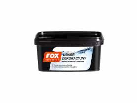 Dekoracyjny lakier do ścian Fox transparentny satyna 1 L ATLAS