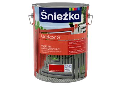 Zdjęcie: Farba gruntująca Urekor S czerwony 5L ŚNIEŻKA