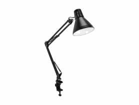 Lampka biurkowa Grafen E27 Clip kolor czarny max 40 W STRUHM