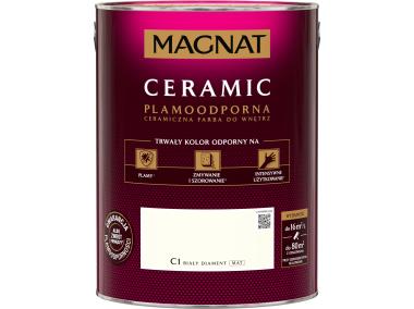 Zdjęcie: Farba Ceramic biały diament C1 5L MAGNAT
