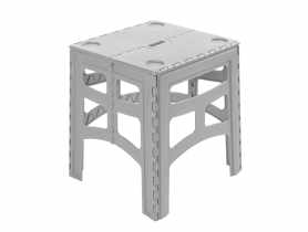 Stolik turystyczny składany M Timo szary KEEEPER