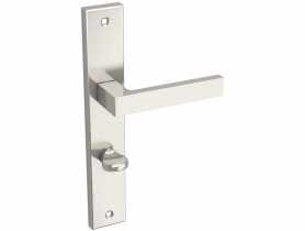 Klamka Qubik długi szyld WC 72 mm KUCHINOX