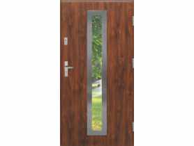 Drzwi zewnętrzne stalowo-drewniane Disting Otello 03 Dąb złoty 90 cm prawe KR CENTER