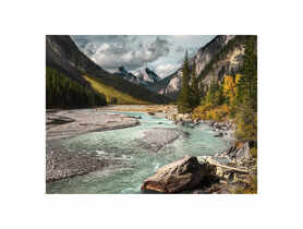 Obraz Canvas 85x113 cm stream STYLER
