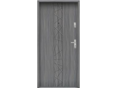 Zdjęcie: Drzwi wejściowe do mieszkań Bastion N-53 Mokka 80 cm lewe OSP KR CENTER