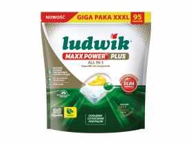 Kapsułki do zmywarki MAXX POWER PLUS ALL IN 1 lemon 95 szt. LUDWIK