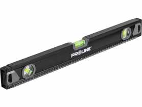 Poziomnica premium 3 libelki, frezowana, 0,5mm / 1m, poziomica, magnes 2%, 60 cm PROLINE