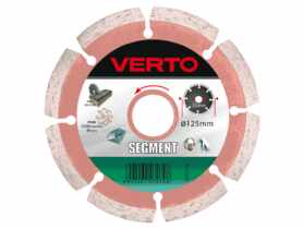 Tarcza diamentowa 125 x 22.2 mm, segmentowa VERTO