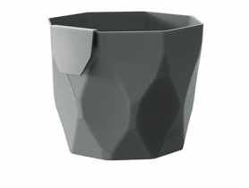 Doniczka Rocka szary kamienny 12,5 cm PROSPERPLAST