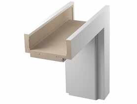 Ościeżnica regulowana 120 -140 cm Arco 80 prawa folia Finish biała POL-SKONE
