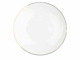 Talerz płytki 26 cm Bella Złota Linia kremowyowy ALTOMDESIGN