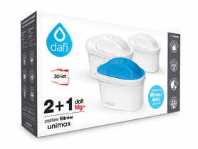Zestaw wkładów filtrujących Unimax 2 Standard + 1 Magnez DAFI