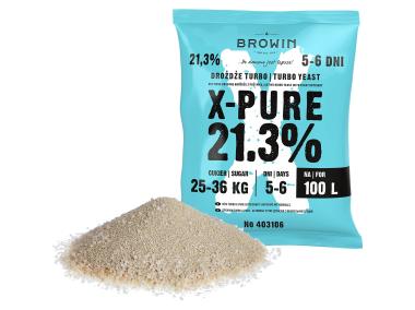 Zdjęcie: Drożdże Turbo X-Pure 21,3%, 100 L BROWIN