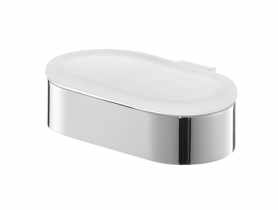Mydelniczka Futura silver chrom BISK